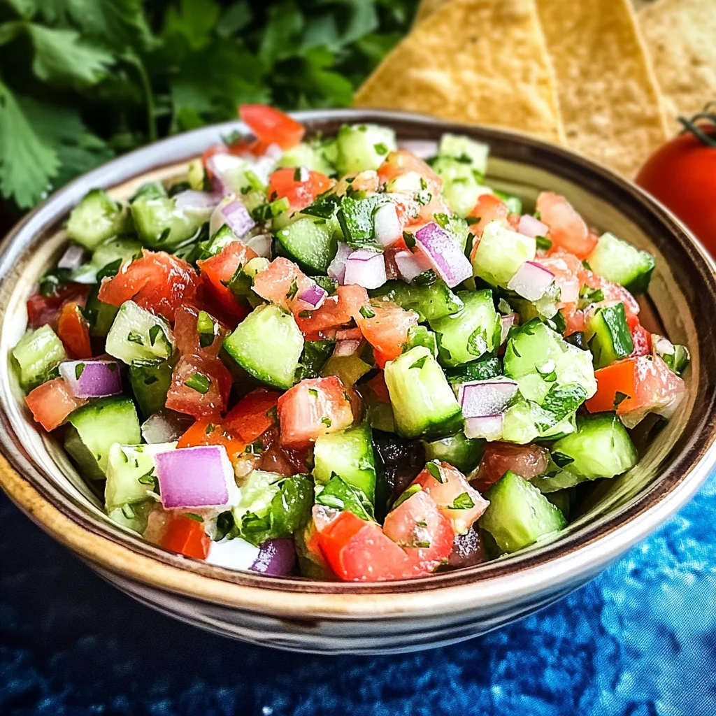 Crisp Cucumber Salsa