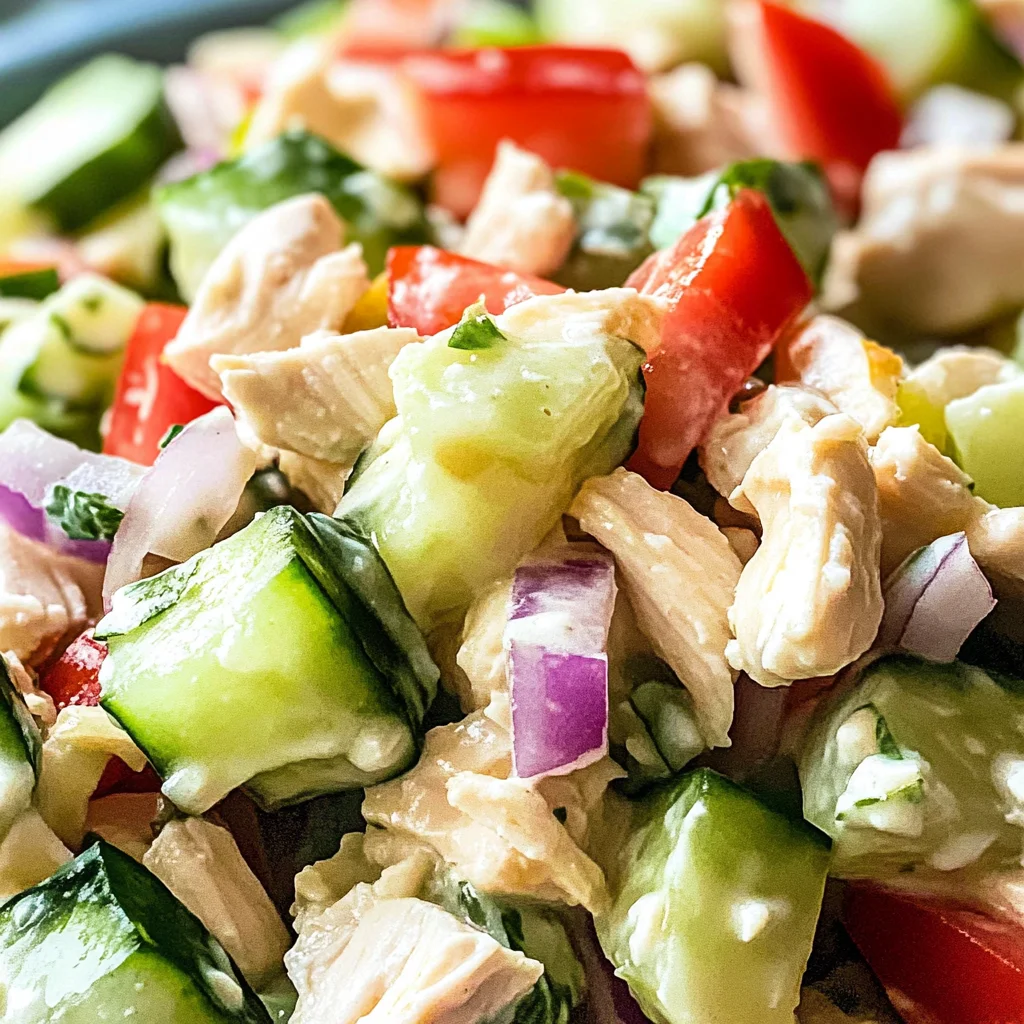 Cucumber Chicken Salad