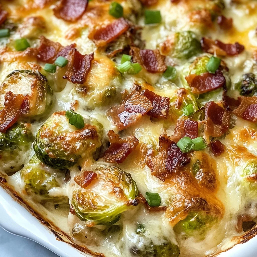 Easy Brussels Sprouts Casserole Recipe