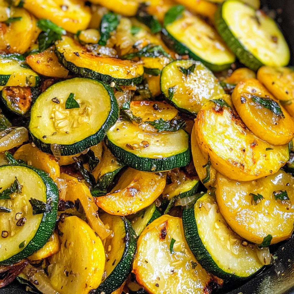 Easy Sauteed Zucchini and Squash Recipe