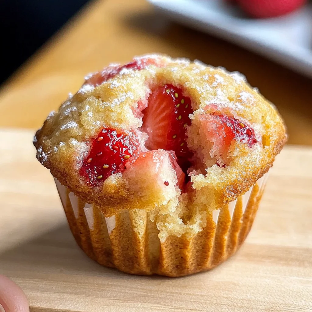 Easy Strawberry Muffin Recipe