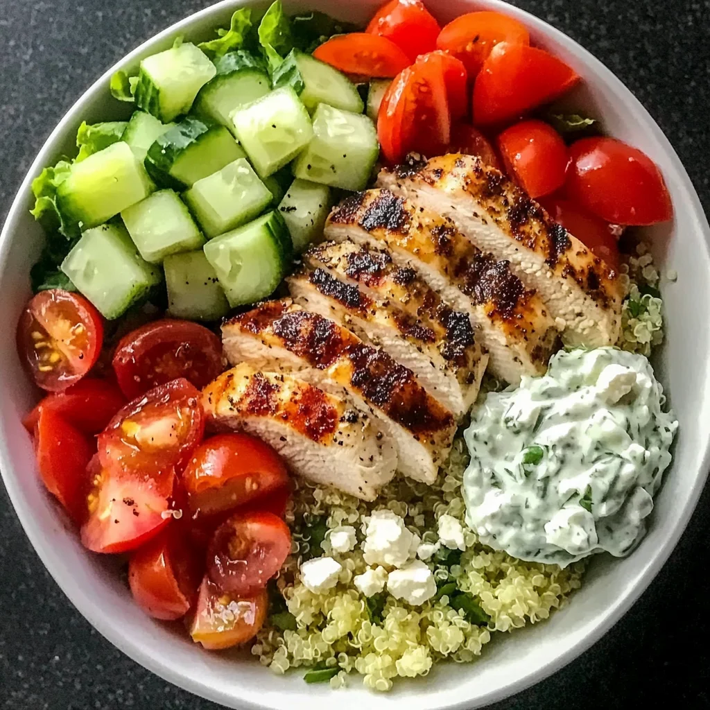 Greek Chicken Bowls