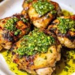 Grilled Chicken Thighs with Chimichurri