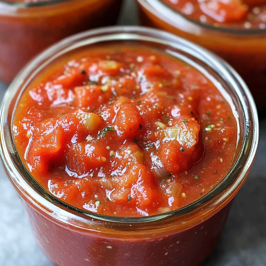 Homemade Pizza Sauce from Fresh Tomatoes