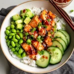 Honey Sriracha Salmon Bowls