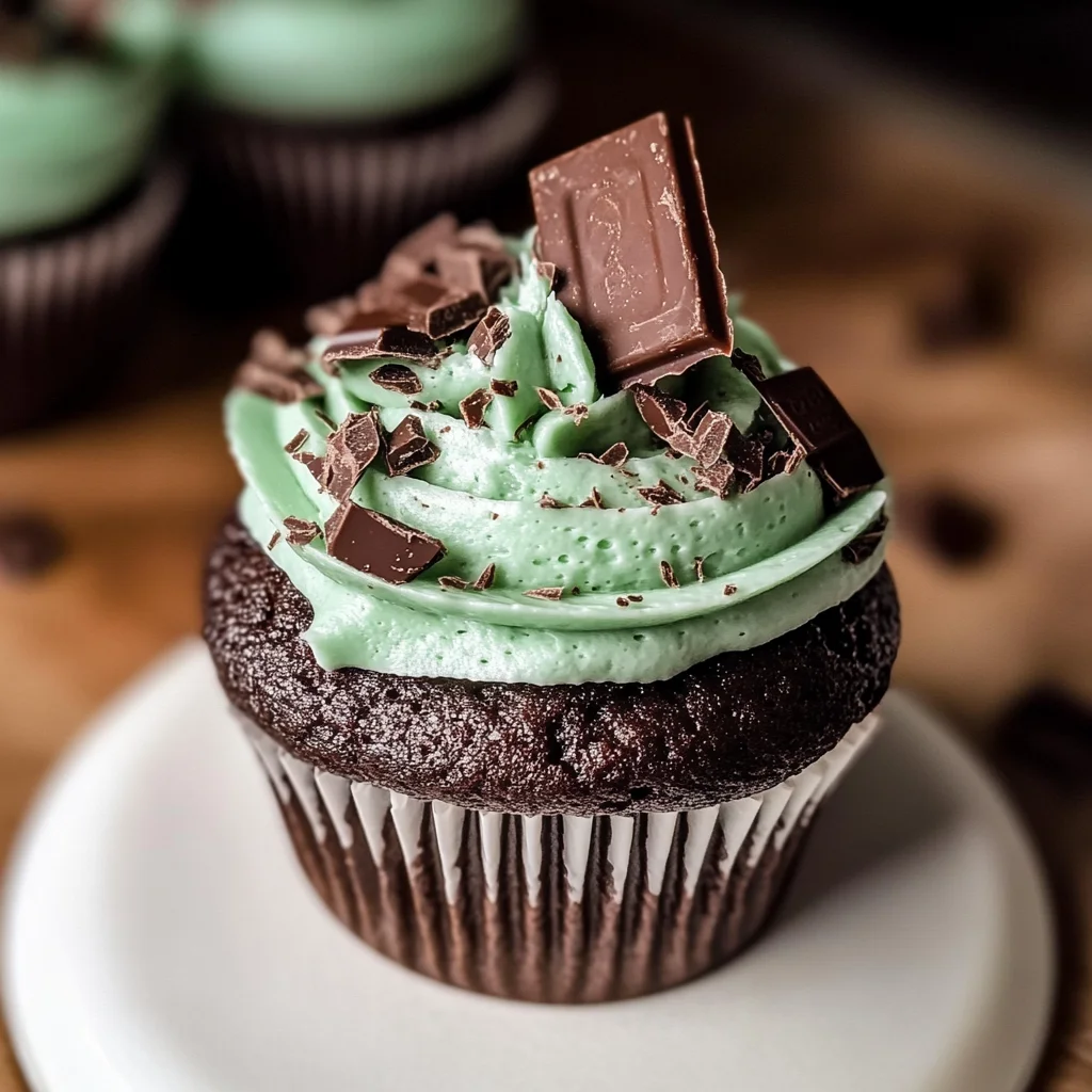 Mint Chocolate Cupcakes