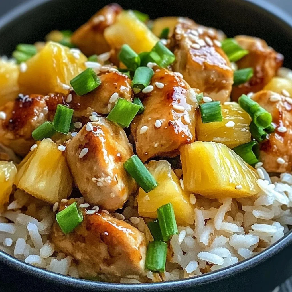 Pineapple Chicken and Rice