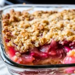 Rhubarb Crunch