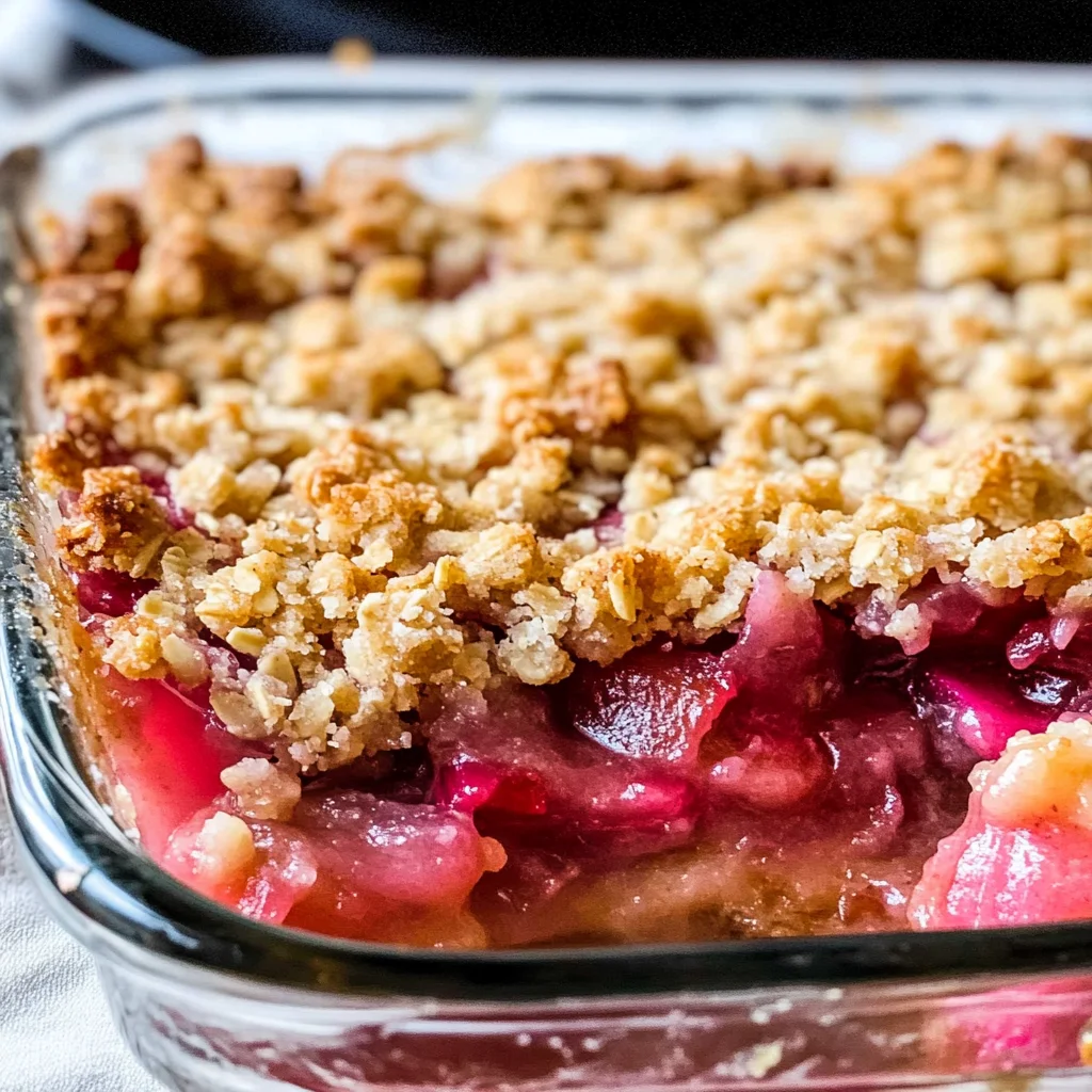 Rhubarb Crunch