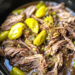 Slow Cooker Mississippi Pot Roast
