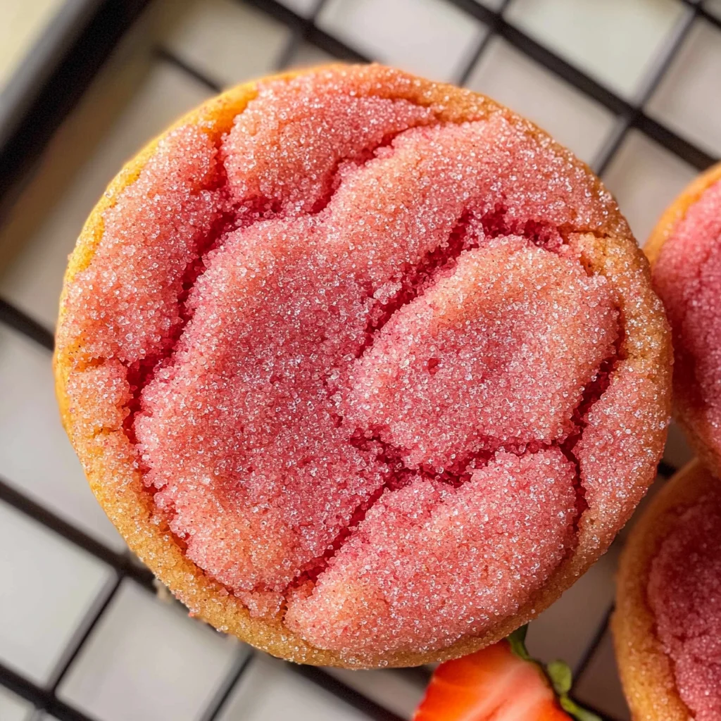 Strawberry Sugar Cookies (vegan)