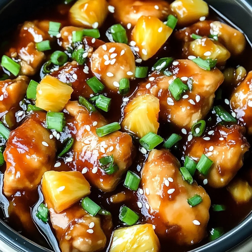 Sweet Hawaiian Crockpot Chicken