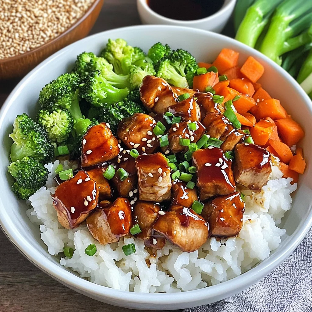 Teriyaki Chicken Rice Bowl