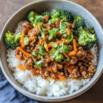 Teriyaki Turkey Rice Bowl
