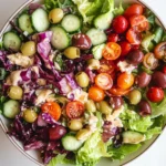 Vegan Chopped Italian Salad (gluten free, refined sugar free, oil free)