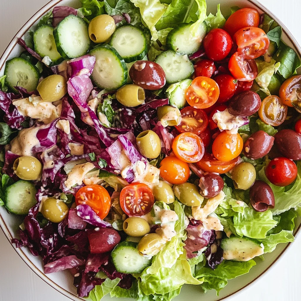 Vegan Chopped Italian Salad (gluten free, refined sugar free, oil free)