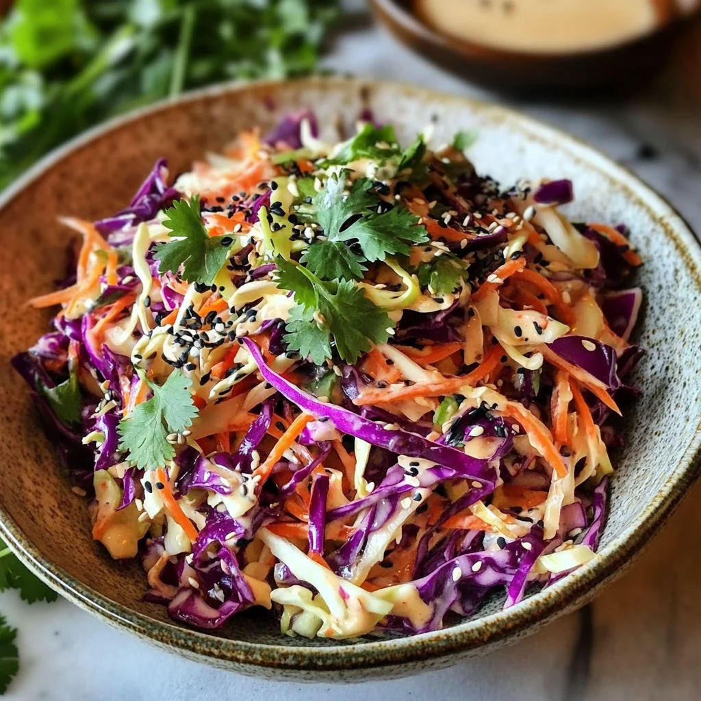Asian Peanut Slaw
