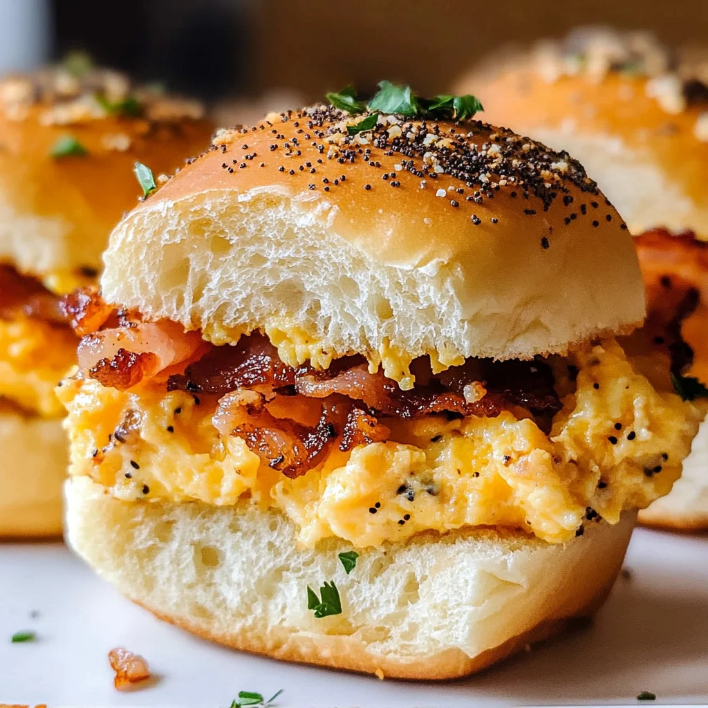 Bacon Egg and Cheese Breakfast Sliders