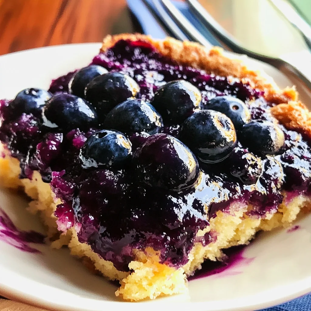 Blueberry Pudding Cake