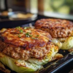 Cabbage Burgers Baked to Perfection in the Oven