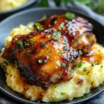 Chipotle Honey Chicken Thighs With Smoked Gouda Mashed Potatoes