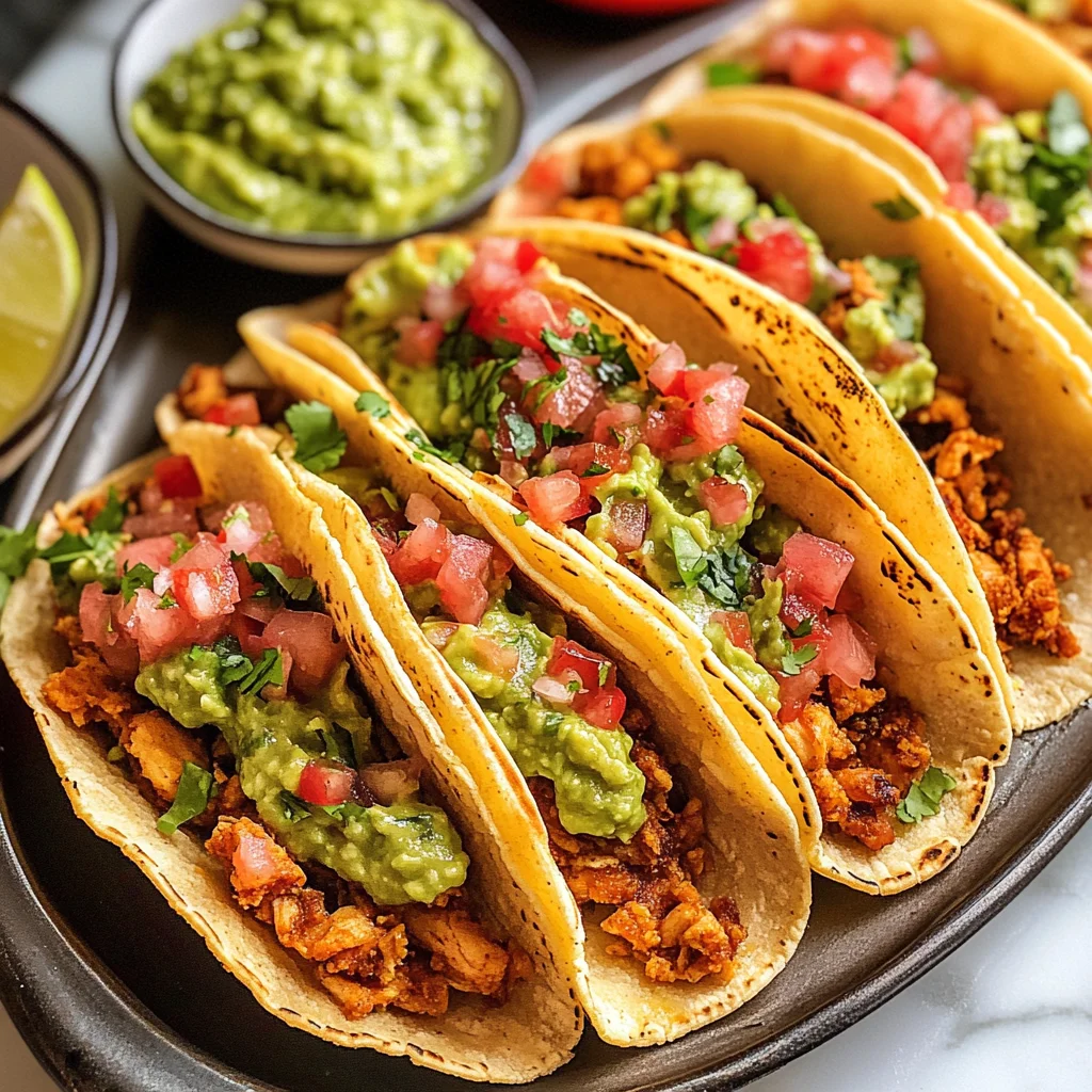 Crispy Baked Chicken Tacos