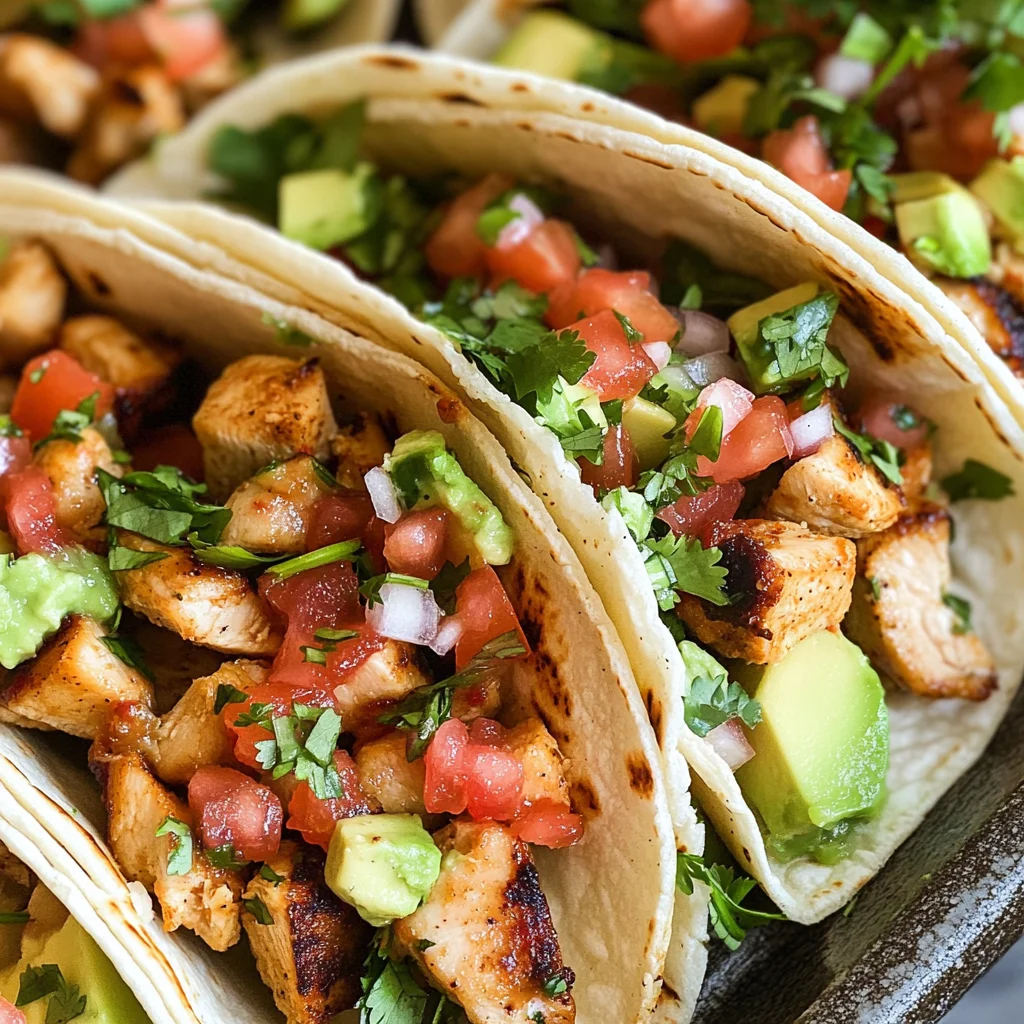 Easy Chicken Tacos
