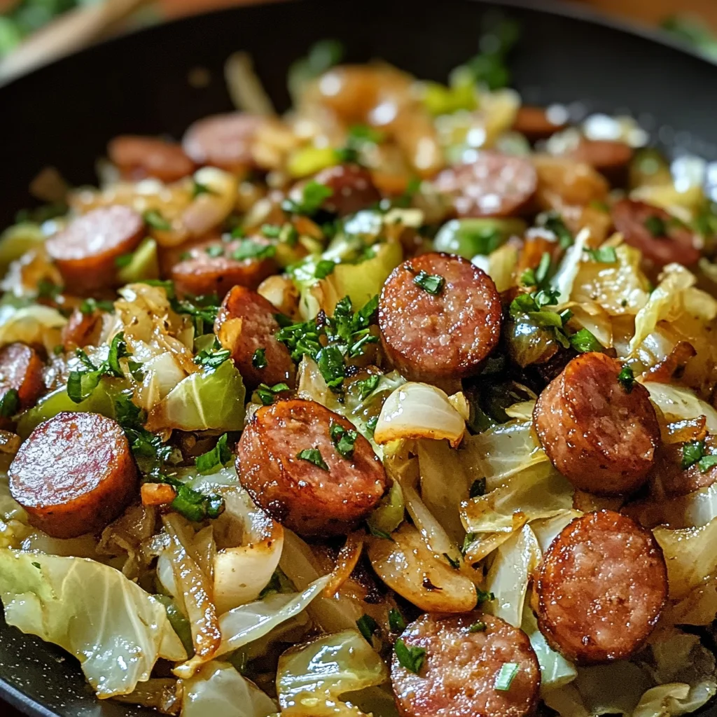 Easy Sausage and Cabbage Stir Fry