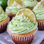 Margarita Cupcakes with Tequila Lime Frosting