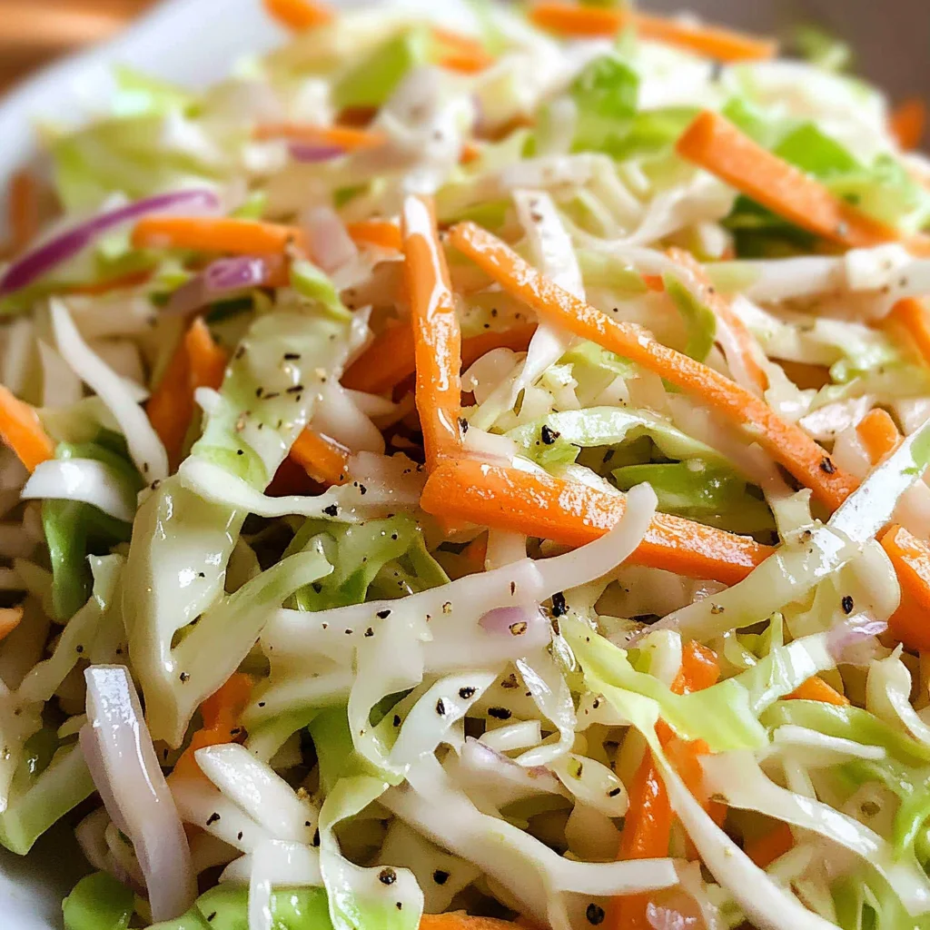 Old Fashioned Coleslaw with Vinegar