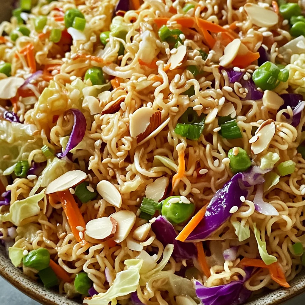 Ramen Noodle Salad with Cabbage (Quick, Crunchy & Delicious)