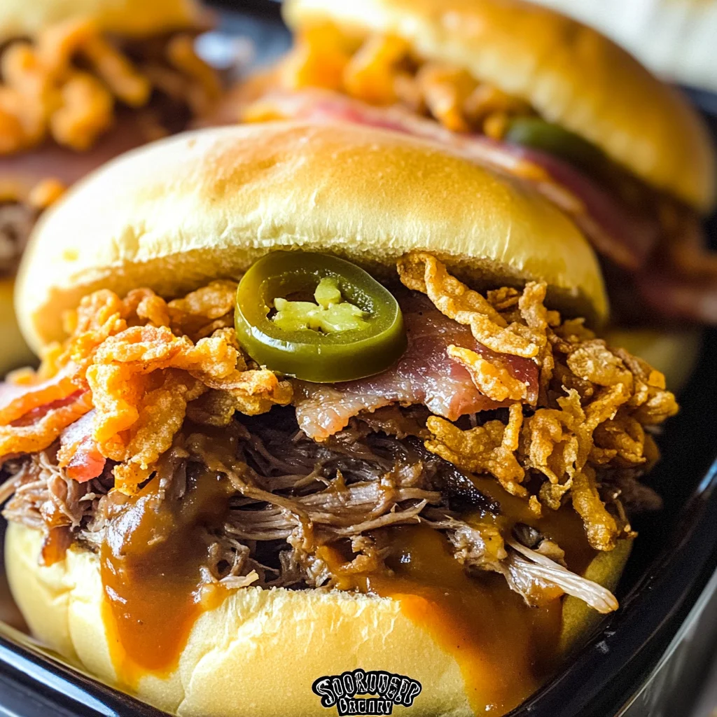 Slow Cooker Cowboy Sandwiches