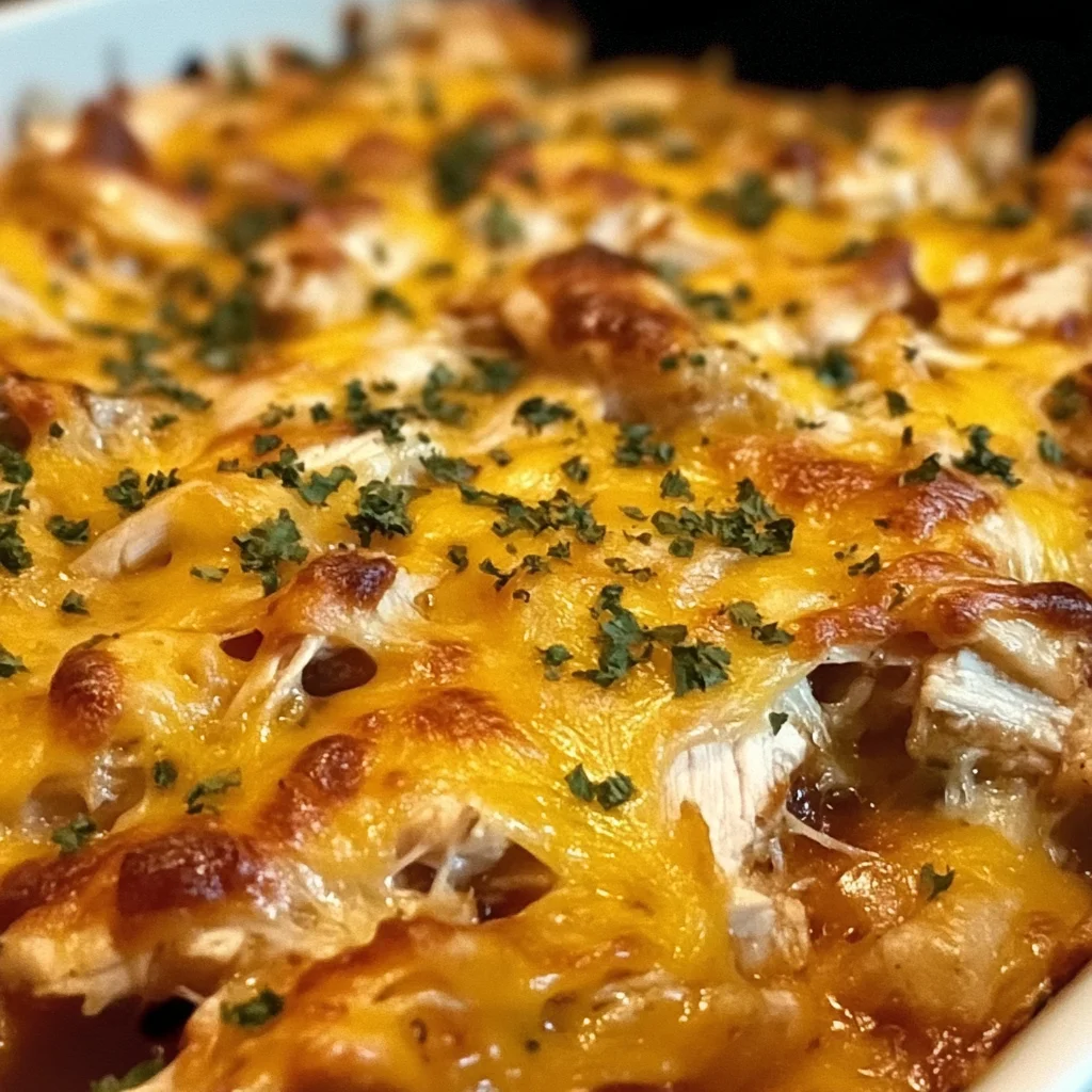BBQ Ranch Chicken Casserole