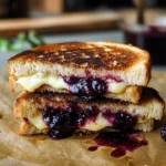 Blackberry Balsamic and Brie Grilled Cheese