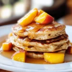 Cinnamon Peach Pancakes