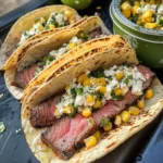 Grilled Elote Steak Tacos