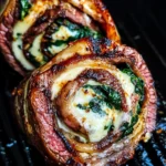 Grilled Flank Steak Pinwheels