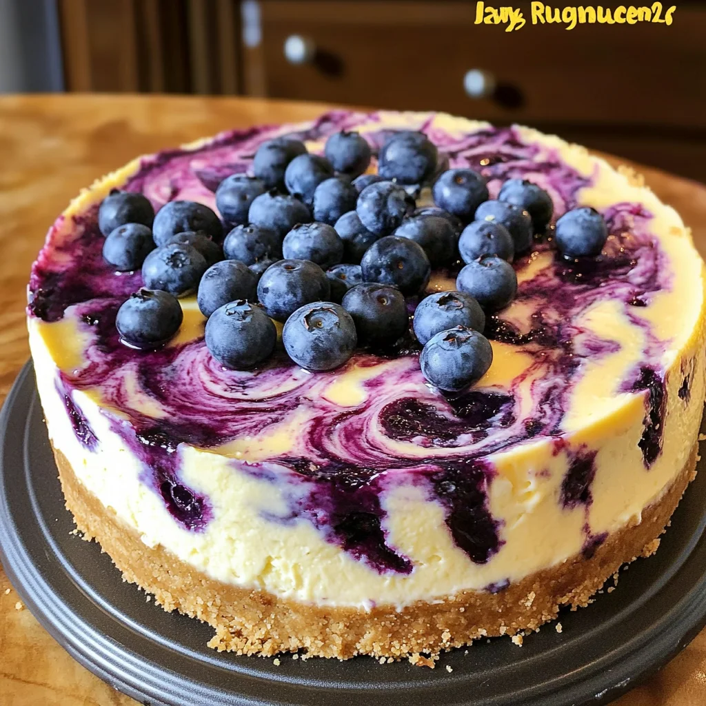 Lemon Blueberry Cheesecake