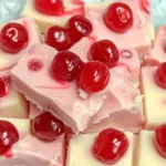 White Chocolate Cherry Fudge
